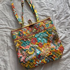 Vera Bradley Tote - Yellow Paisley